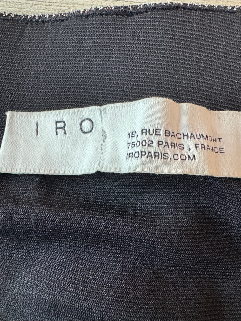 IRO Metallic Ruffled Ribbed Knit Mini Skirt. - Picture 2 of 10